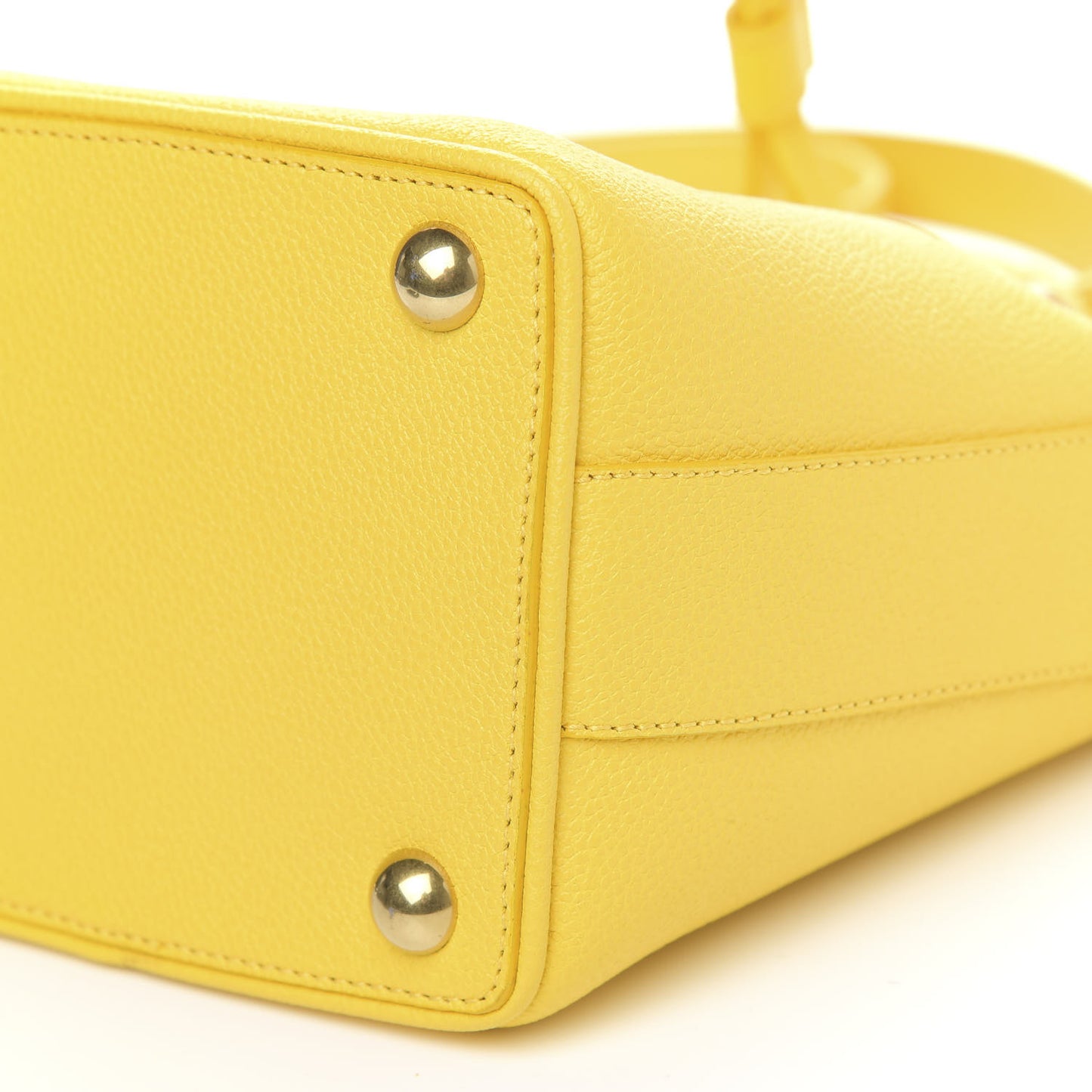 Calfskin Small Emmanuelle Bucket Bag Soleil