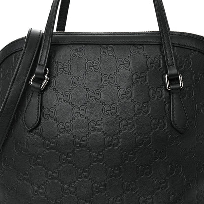Gucci Guccissima Medium Dome Bag Black 8 of 10