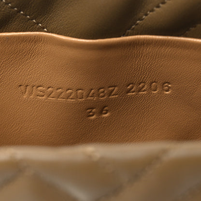 Hermes Lambskin Quilted Mosaique Fuji Boots 36 Beige Gobi 10 of 13