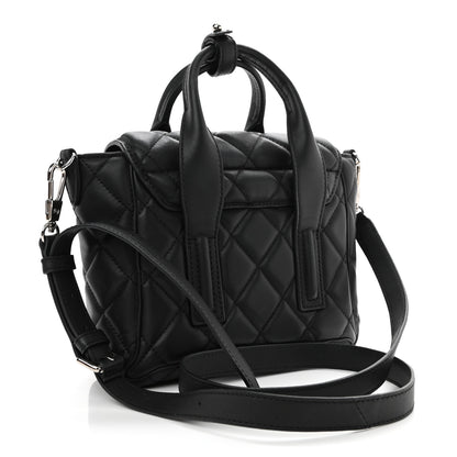 3.1 Phillip Lim Calfskin Quilted Mini Pashli Satchel Black 3 of 9