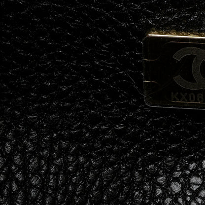 Chanel Grained Calfskin Stitched Urban Essentials Small Shopping Bag Black 7 of 10