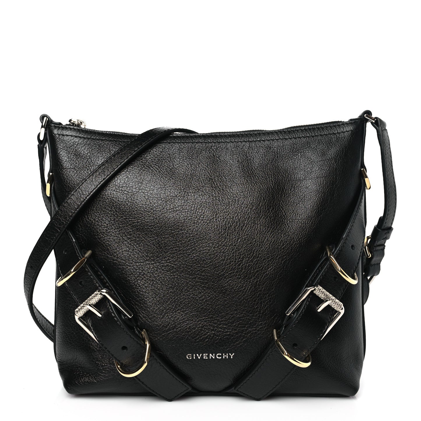 Calfskin Small Voyou Bag Black