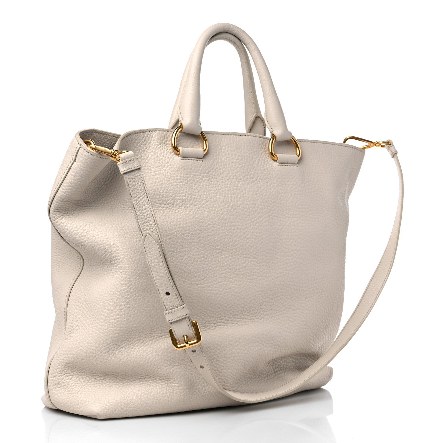 Prada Vitello Daino Tote Talco 2 of 13