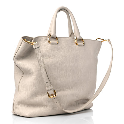 Prada Vitello Daino Tote Talco 2 of 13