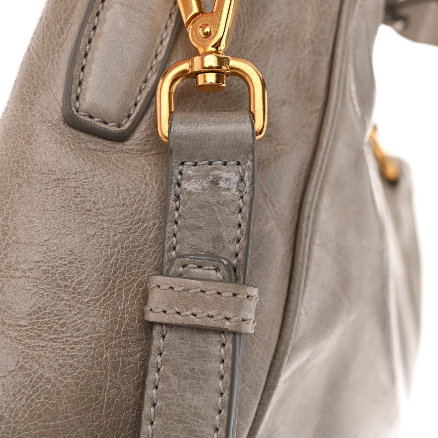Prada Vitello Shine Shopping Satchel Nube 10 of 10