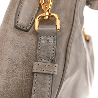 Prada Vitello Shine Shopping Satchel Nube 10 of 10