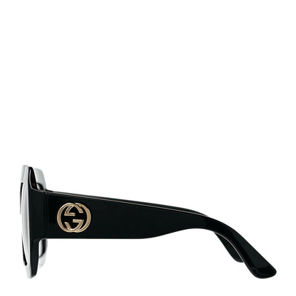 Gucci Acetate Square Frame Sunglasses GG0053S Black 2 of 6
