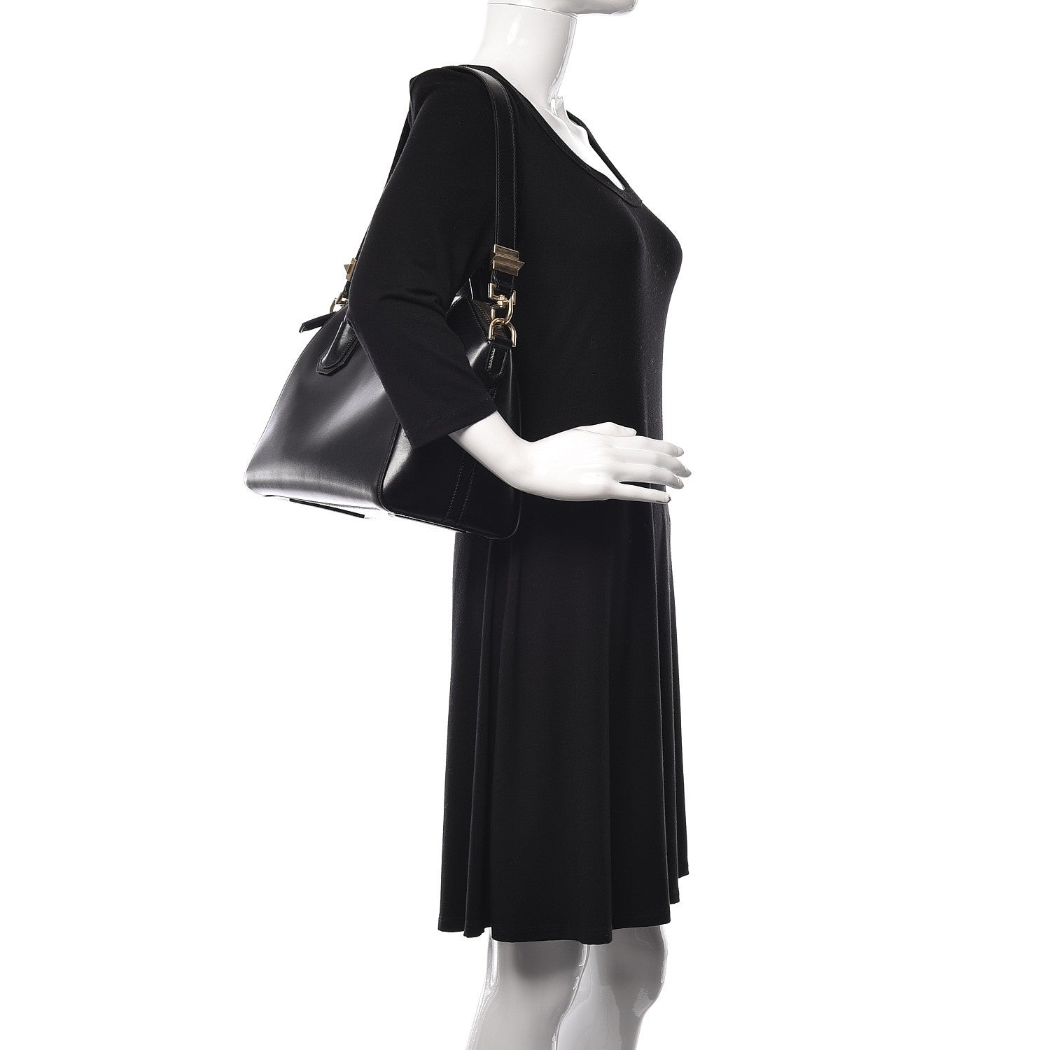Givenchy Shiny Lord Calfskin Small Antigona Black 3 of 12