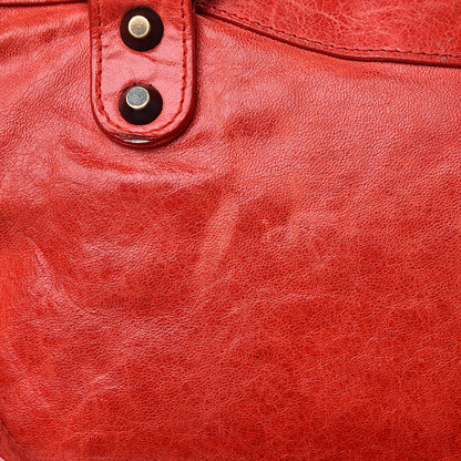 Balenciaga Agneau Classic Hardware First Rouge Coquelicot 13 of 16