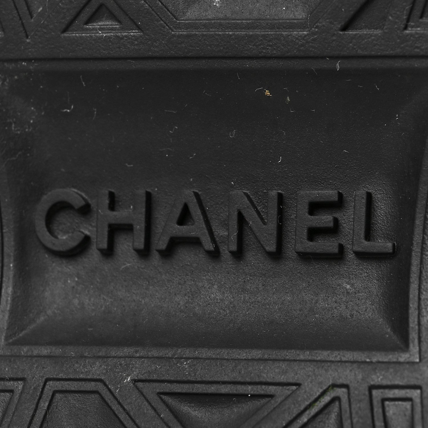 Chanel Suede Calfskin Velvet Grosgrain CC Sneakers 38.5 Black 7 of 8