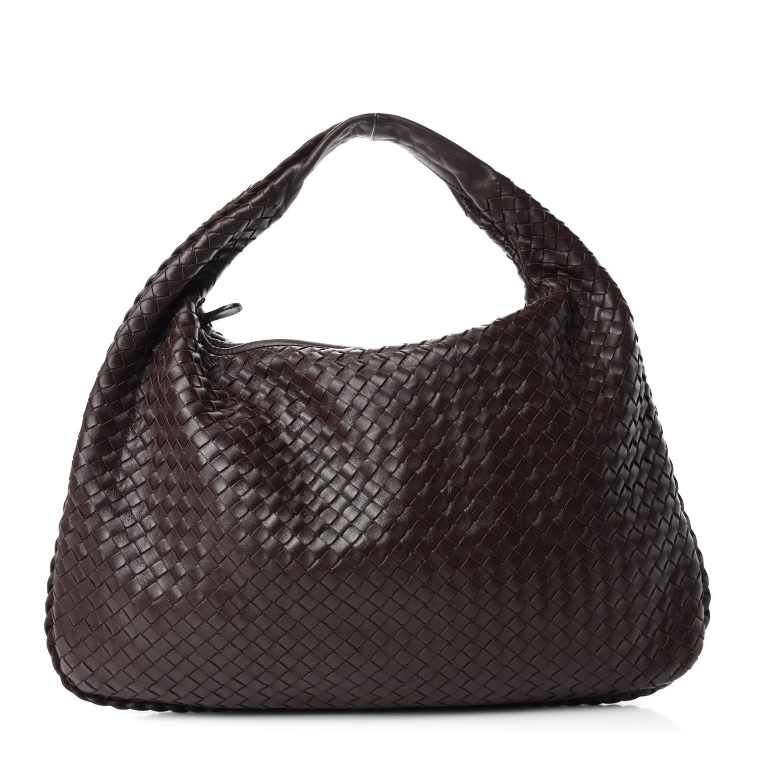 Bottega Veneta Nappa Intrecciato Large Veneta Hobo Ebano 1 of 10