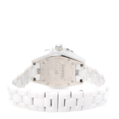 Chanel Stainless Steel Ceramic 33mm J12 Quartz Watch White 5 of 6