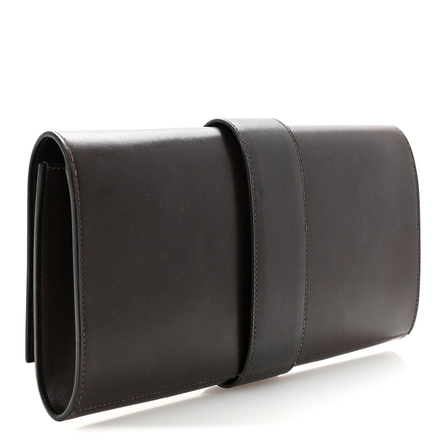 Hermes Box Medor 23 Clutch Chocolate 3 of 6