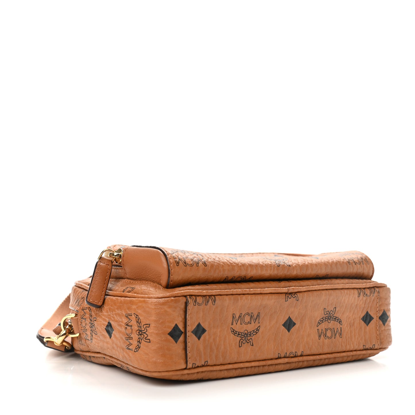 Visetos Klassik Crossbody Bag Cognac