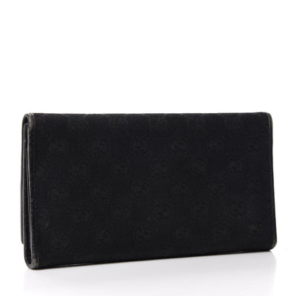 Gucci Monogram New Britt Continental Wallet Black 3 of 14