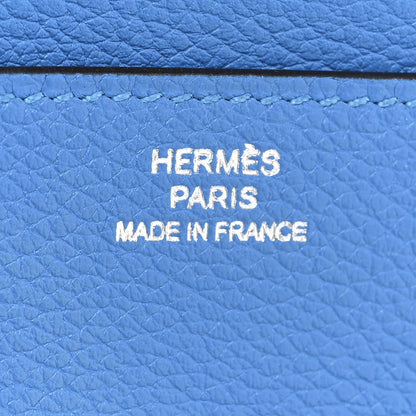 Hermes Evercolor Constance Long Wallet Bleu Zellige 10 of 15