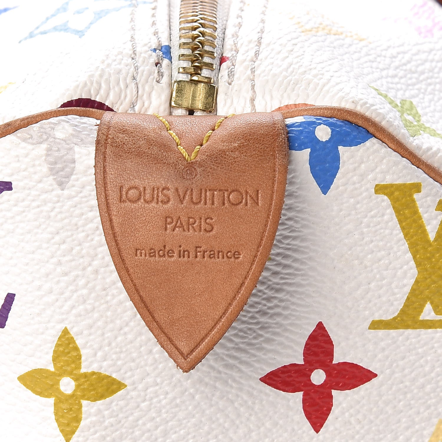 Louis Vuitton Monogram Multicolor Speedy 30 White 6 of 10