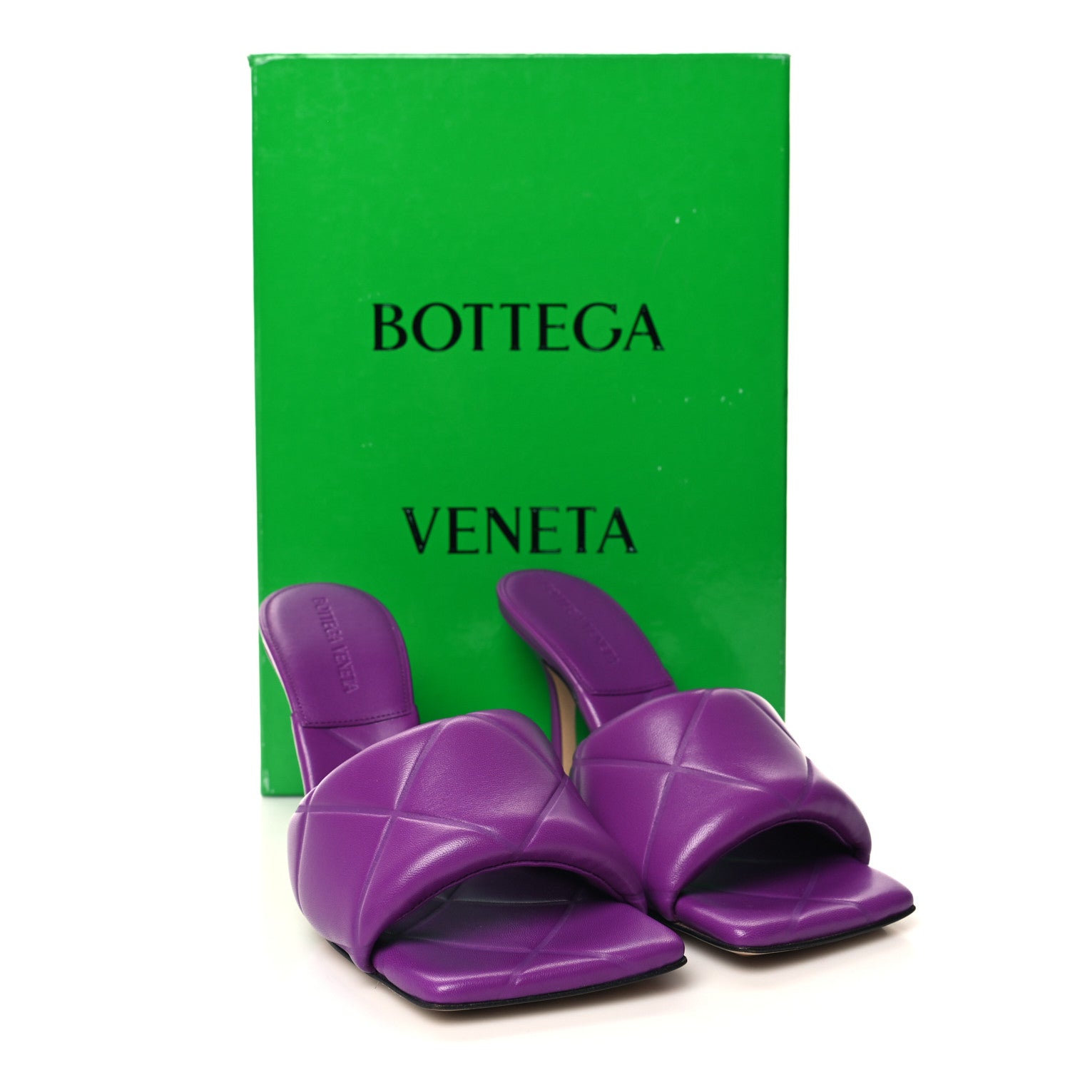 Bottega Veneta Nappa Quilted Rubber Lido Mule Sandals 37 Gumdrop 8 of 8