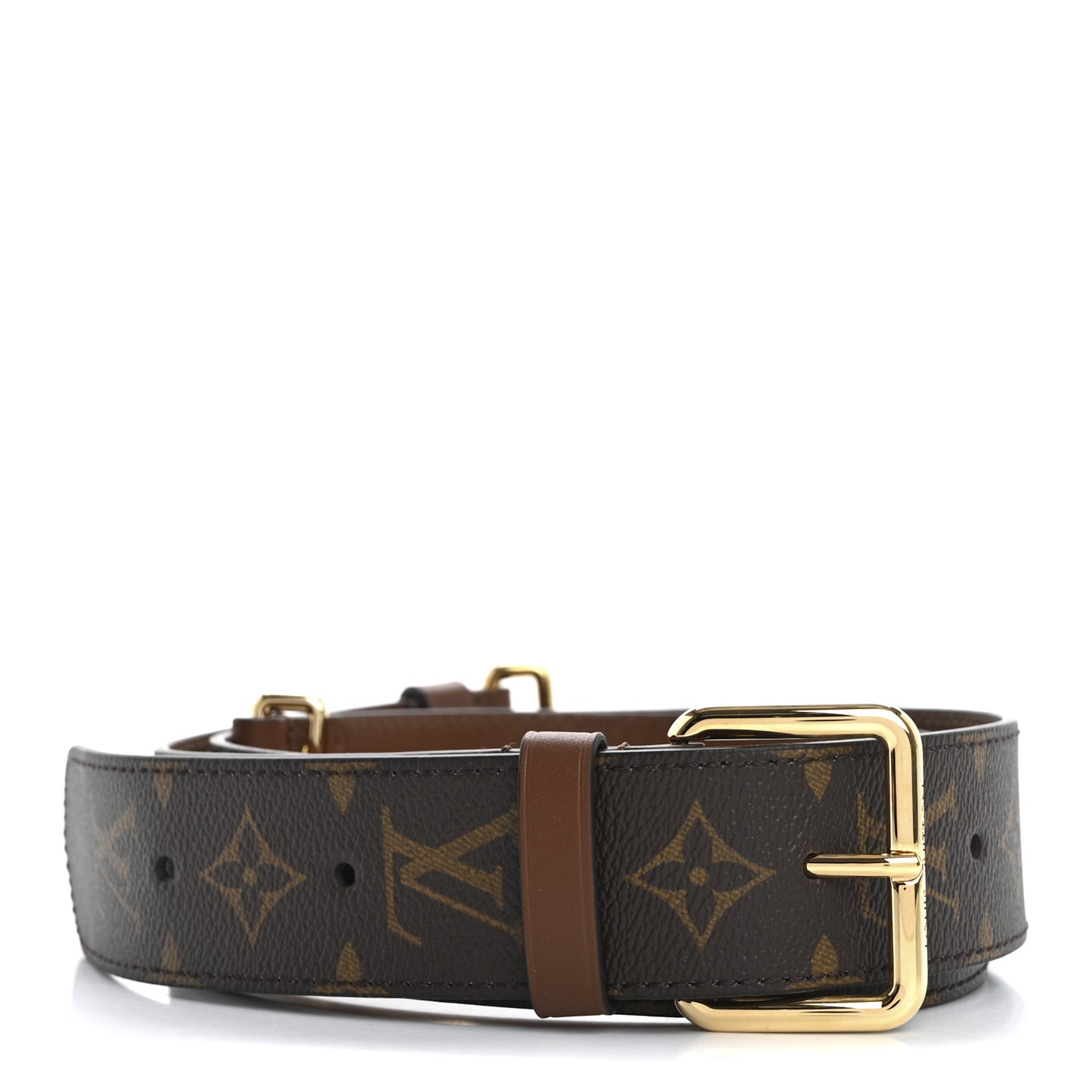 Monogram Adjustable Papillon Shoulder Strap Brown