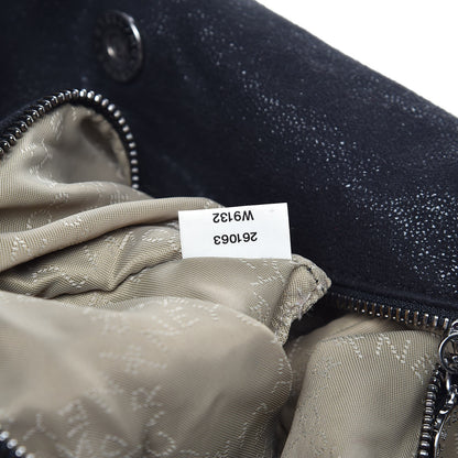Stella McCartney Shaggy Deer Small Falabella Fold Over Tote Black 7 of 8