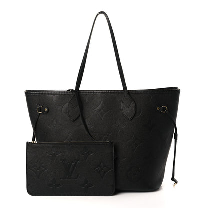 Louis Vuitton Empreinte Monogram Giant Neverfull MM Black 1 of 10