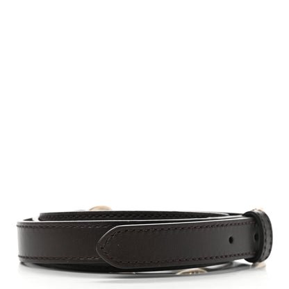 Gucci Calfskin 25mm Shoulder Strap Brown 2 of 3