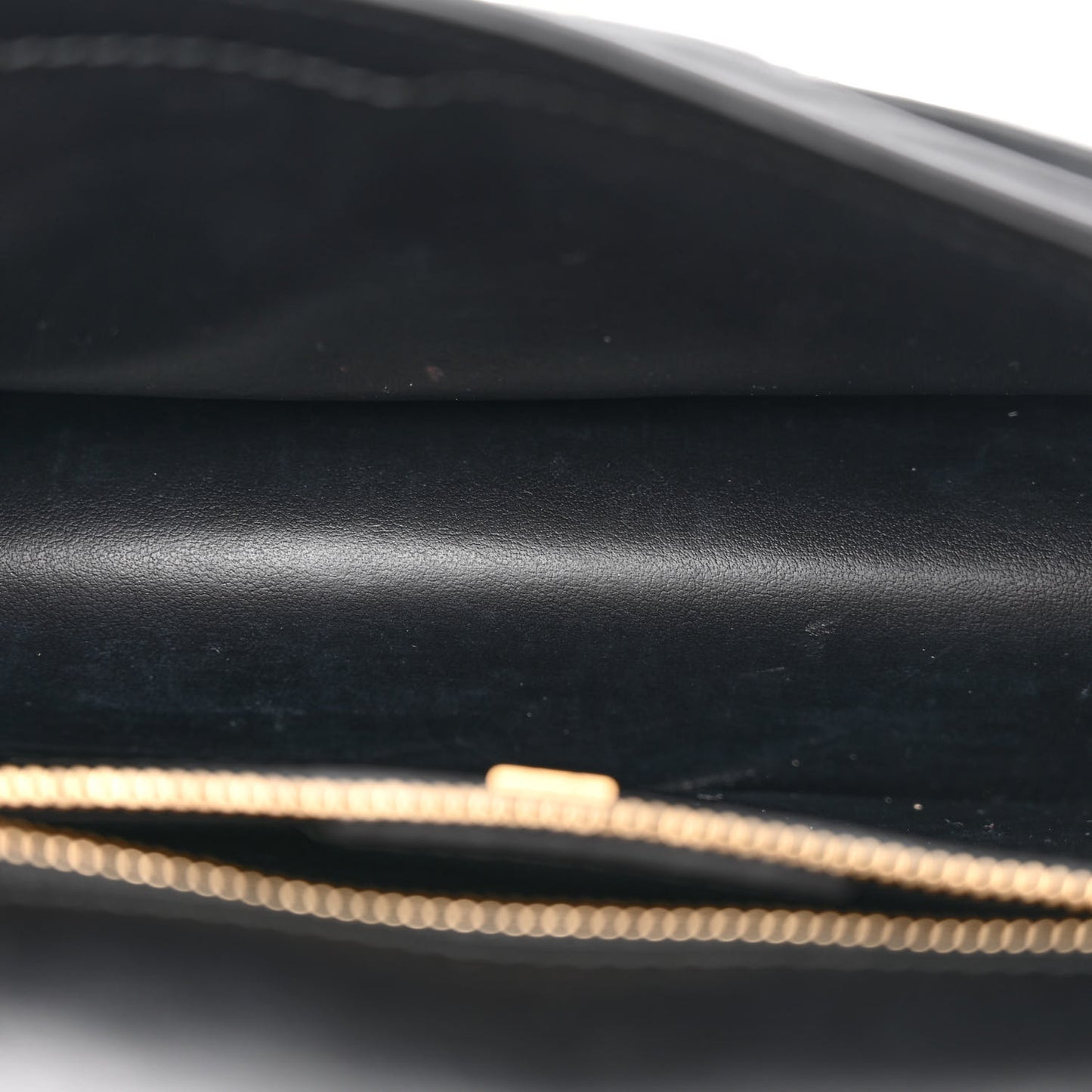 Calfskin Quilted Gancini Flap Bag Black