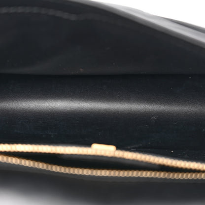 Salvatore Ferragamo Calfskin Quilted Gancini Flap Bag Black 5 of 12