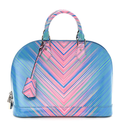 Louis Vuitton Epi Tropical Alma PM Blue Rose 1 of 9