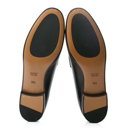 Gucci Calfskin Womens Jordaan Loafers 39.5 Black 5 of 7