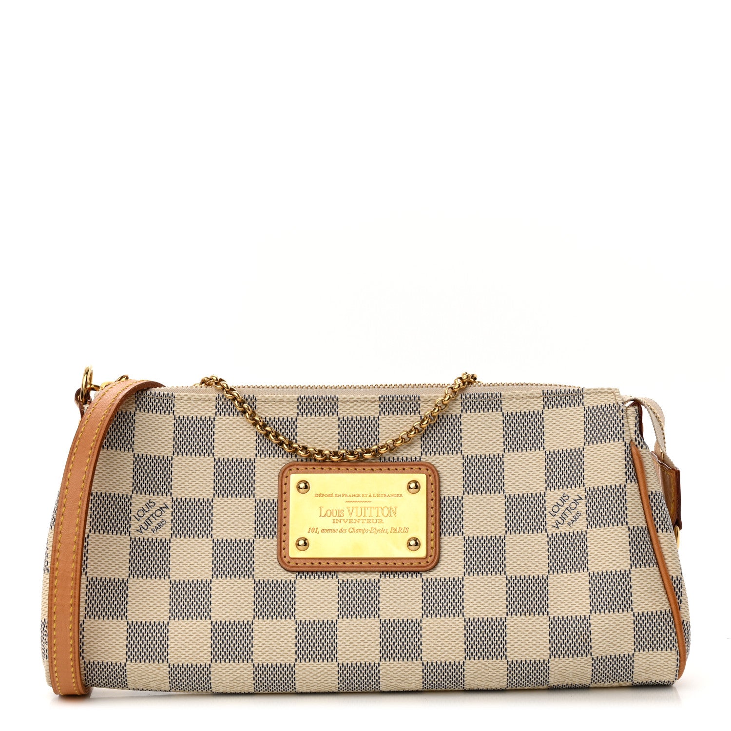 Louis Vuitton Damier Azur Eva Clutch 1 of 15
