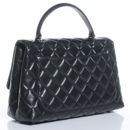 Chanel Lambskin Kelly Jumbo Flap Bag Black 3 of 9