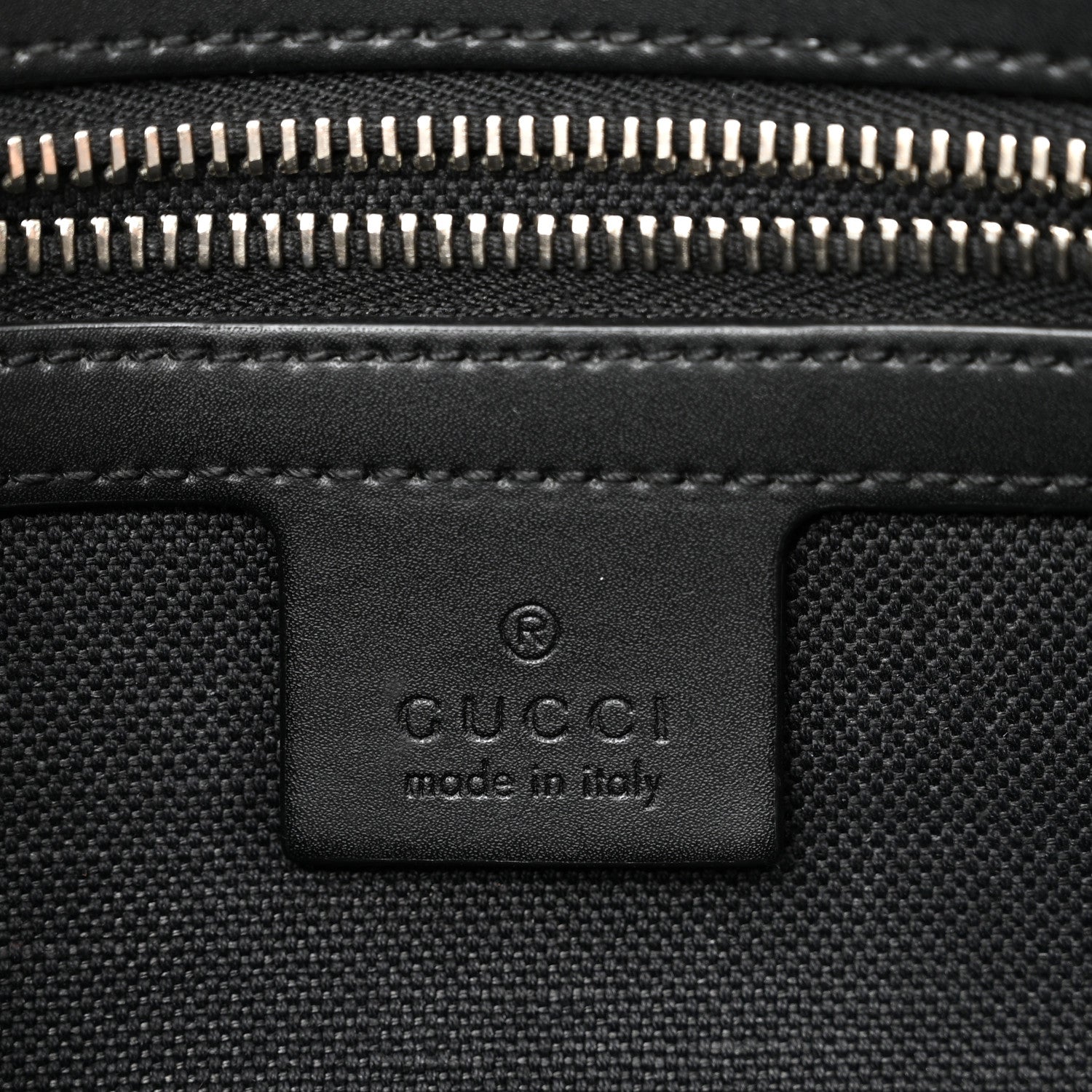 Gucci Soft GG Supreme Monogram Web Belt Bag Black Grey 6 of 10