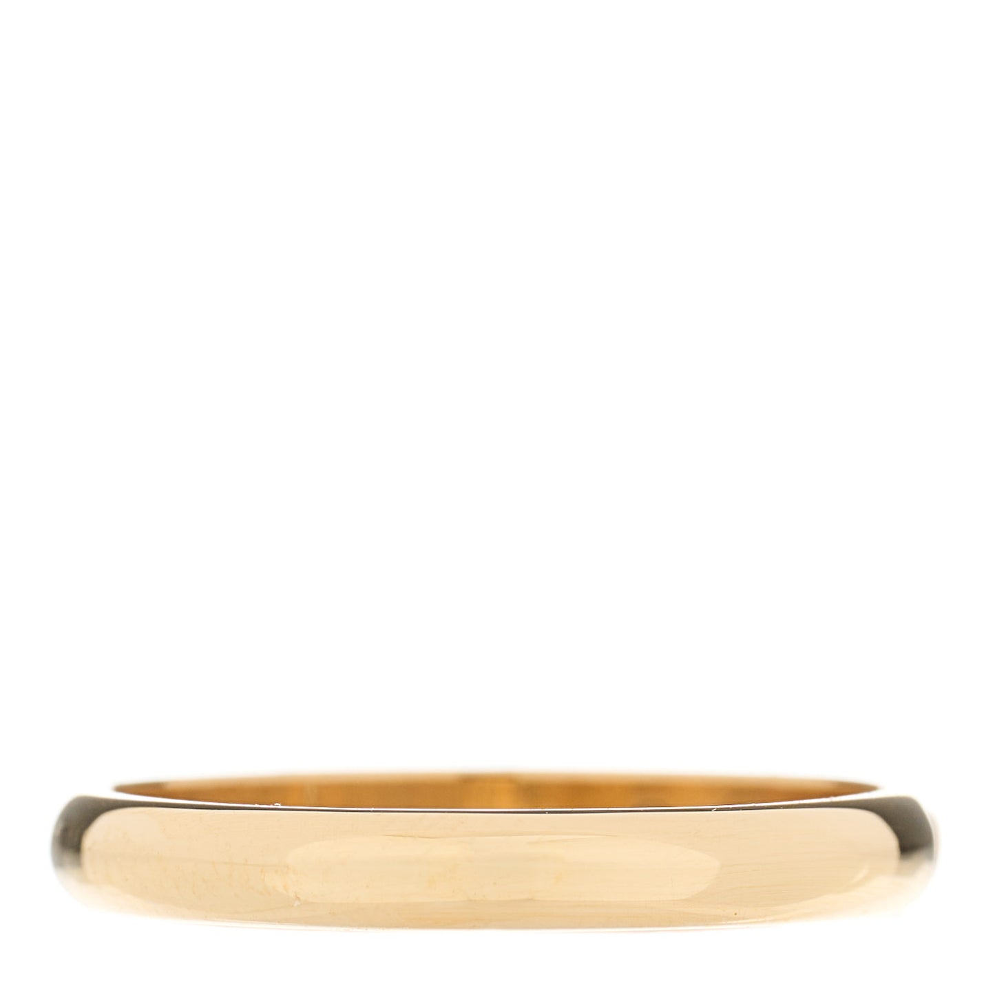 18K Yellow Gold Diamond 2.6mm 1895 Wedding Band Ring 50 5.25