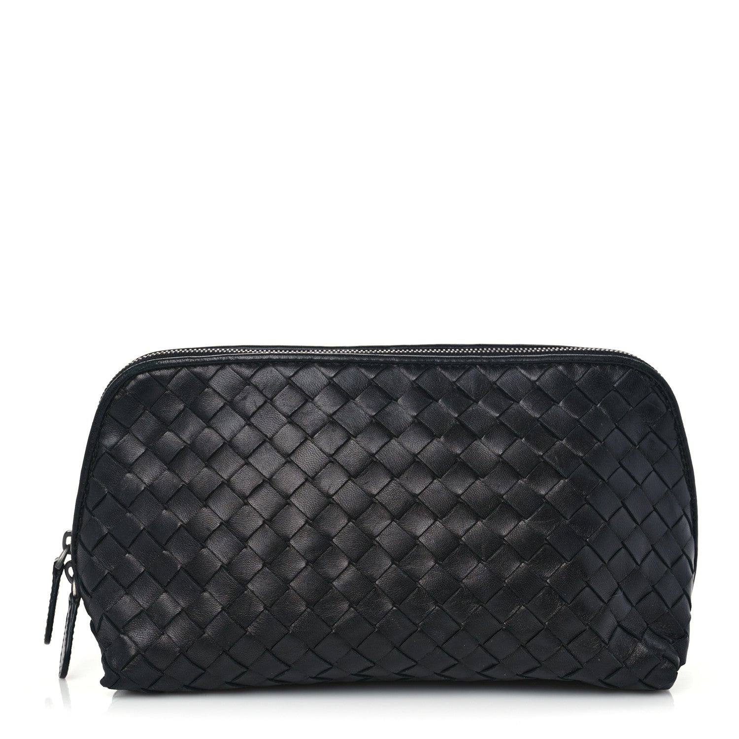 Bottega Veneta Nappa Intrecciato Small Cosmetic Pouch Black 1 of 6