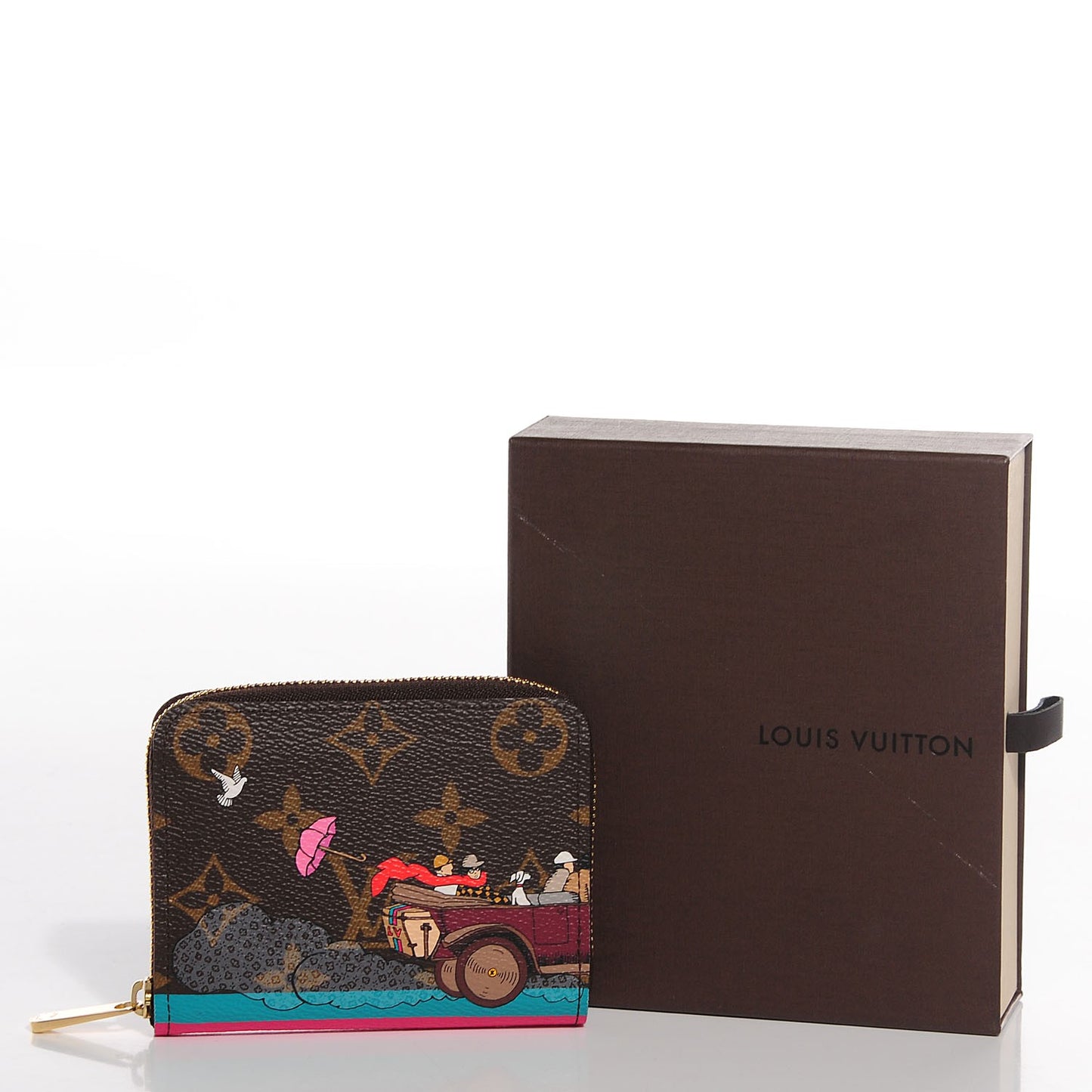 Monogram 2015 Christmas Animation Zippy Coin Purse Hibiscus