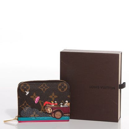 Louis Vuitton Monogram 2015 Christmas Animation Zippy Coin Purse Hibiscus 8 of 8