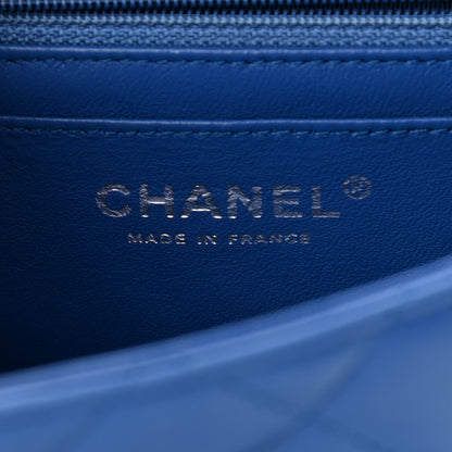 Chanel Lambskin Quilted Mini Square Flap Blue 6 of 11