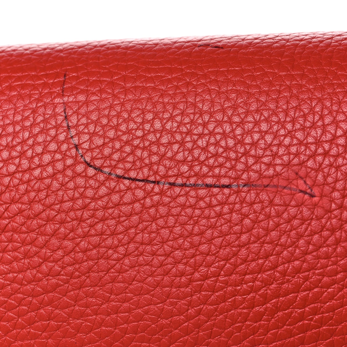Taurillon Python Capucines MM Rubis