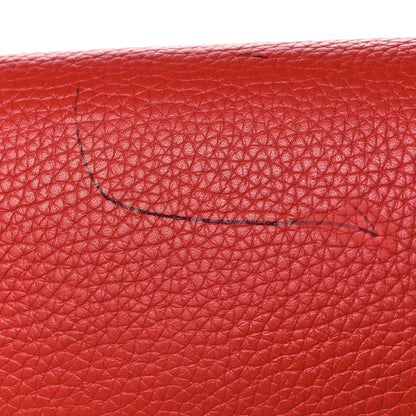 Louis Vuitton Taurillon Python Capucines MM Rubis 10 of 11