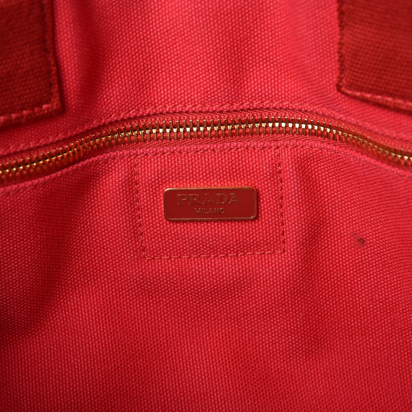 Canapa Large Logo Shopping Tote Rosso
