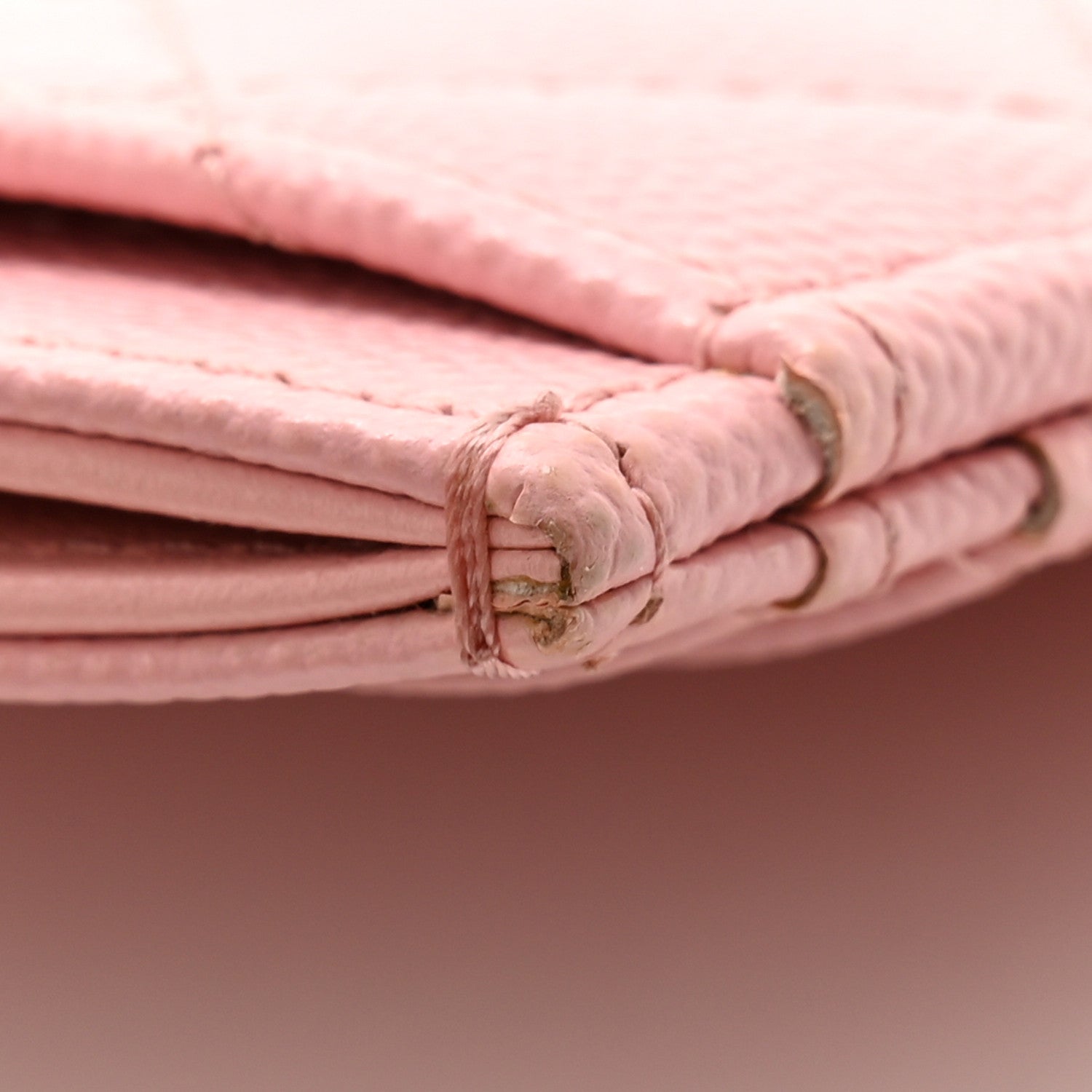 Chanel Caviar Quilted Card Holder Pink 10 of 11