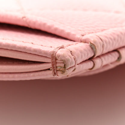 Chanel Caviar Quilted Card Holder Pink 10 of 11