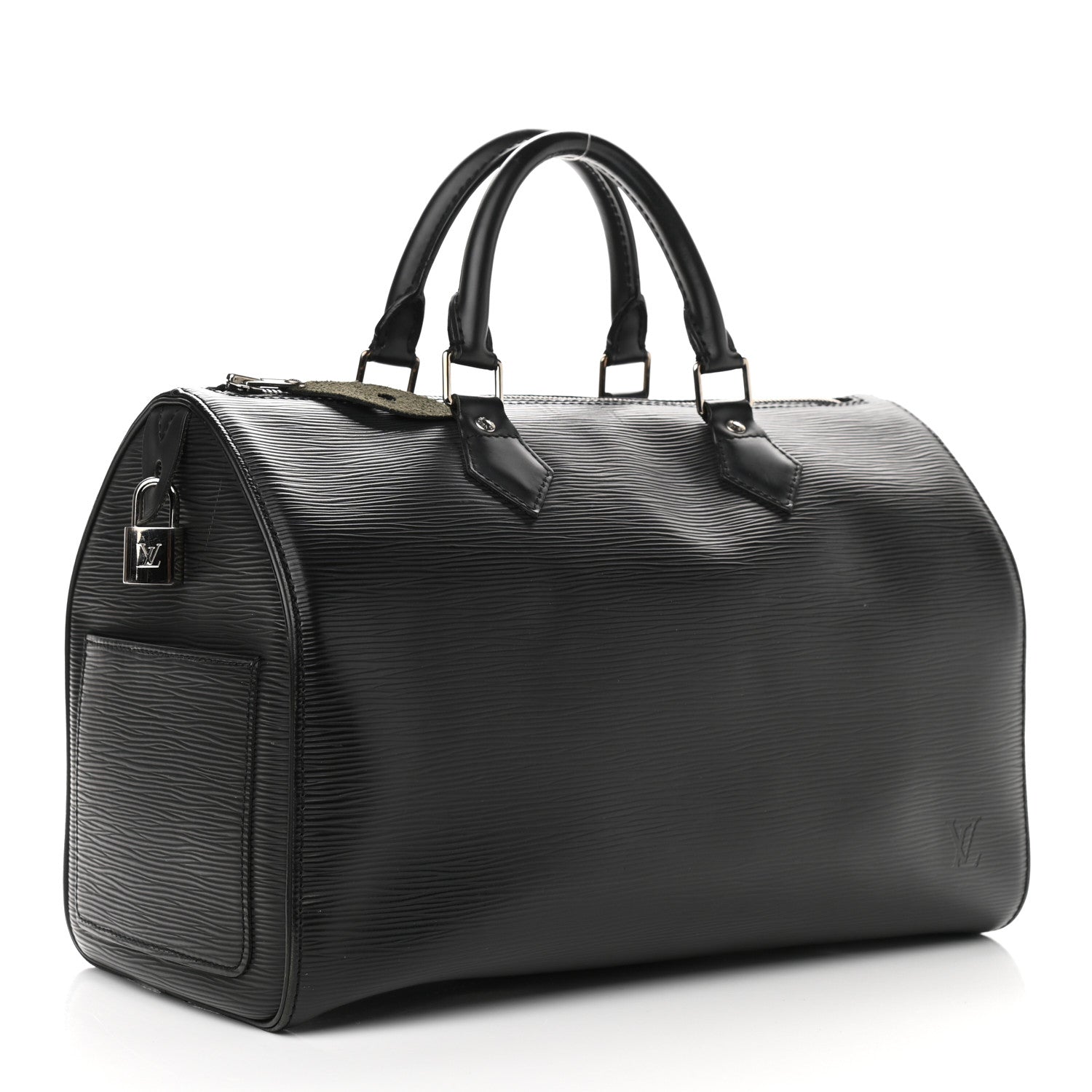 Louis Vuitton Epi Speedy 30 Black 3 of 10