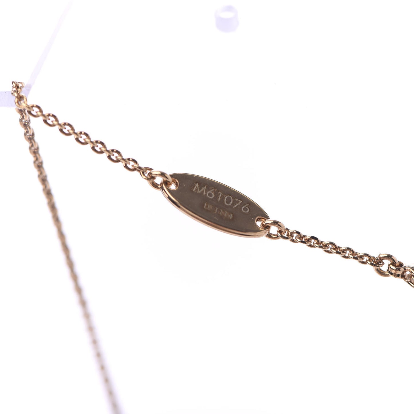 LV And Me Letter U Necklace Gold