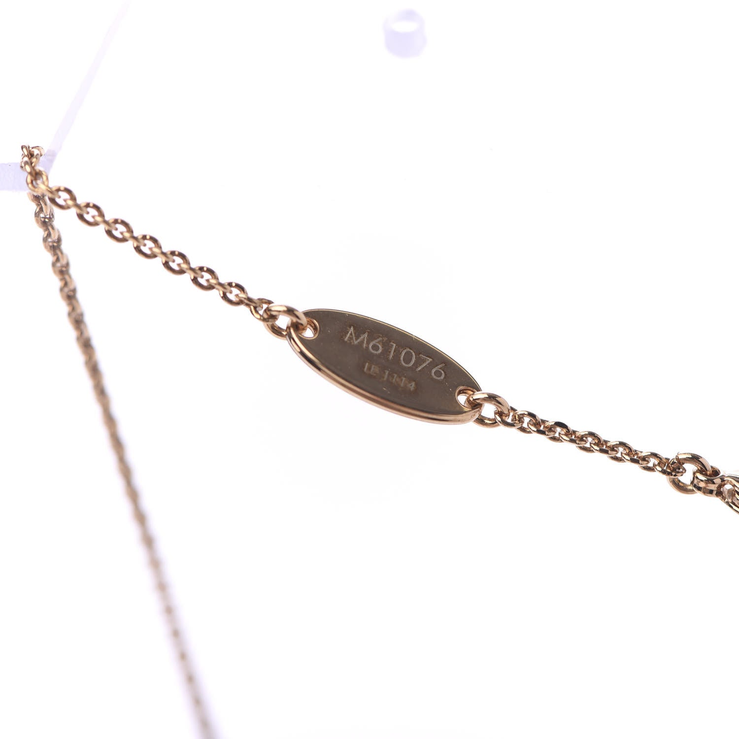 Louis Vuitton LV And Me Letter U Necklace Gold 6 of 7