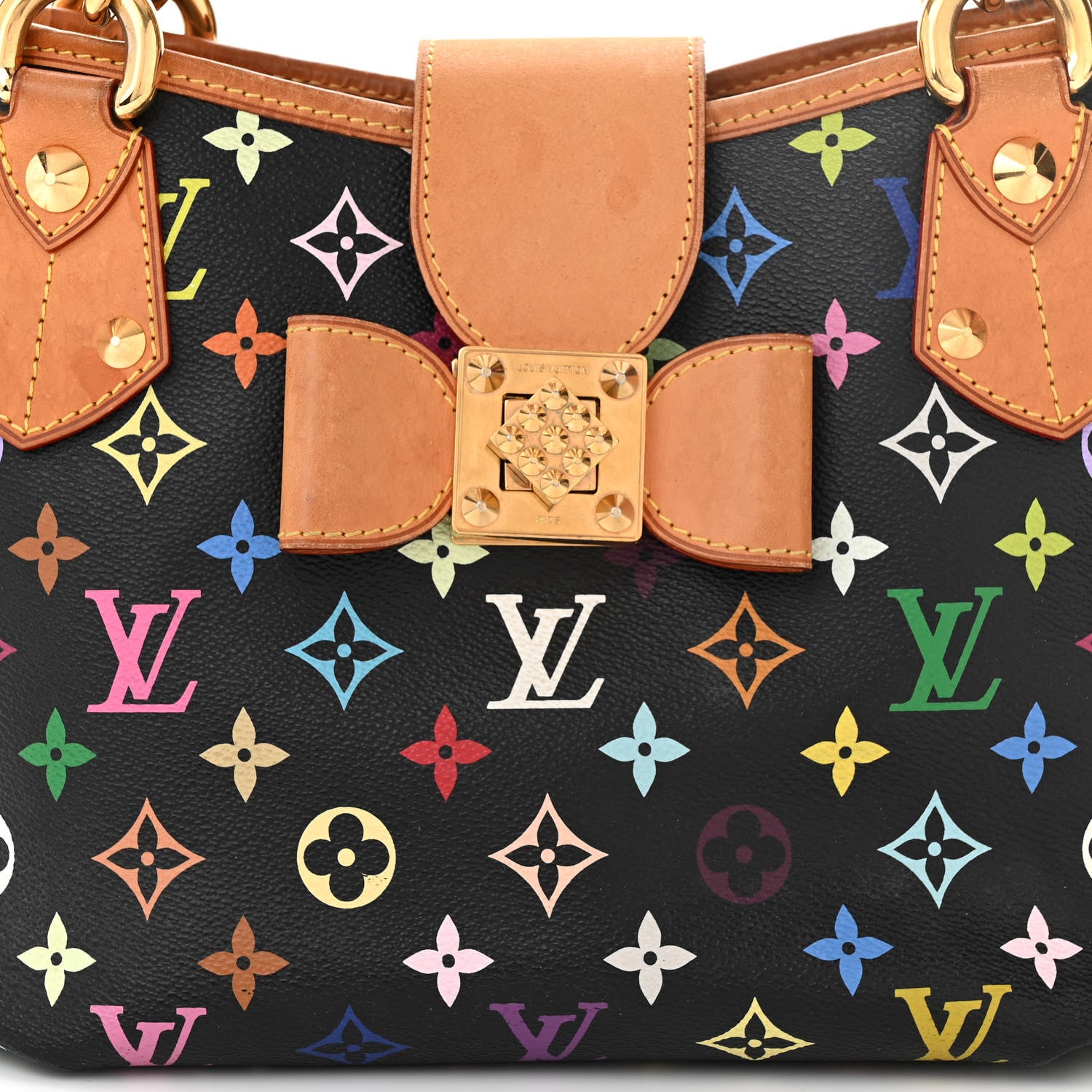 Louis Vuitton Monogram Multicolor Annie MM Black 8 of 11