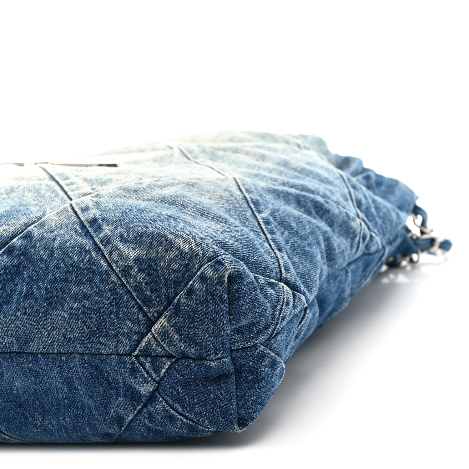 Chanel Denim Quilted Small Chanel 22 Blue 11 of 11