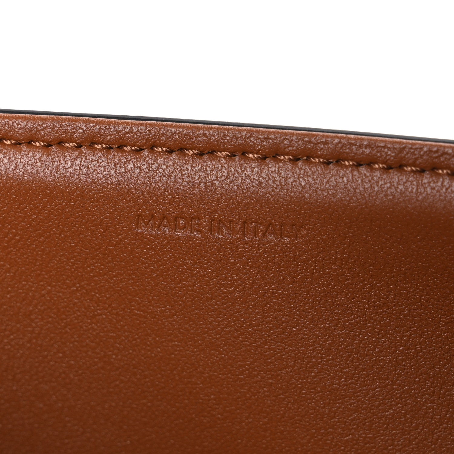 Celine Natural Calfskin Medium Triomphe Tan 7 of 10