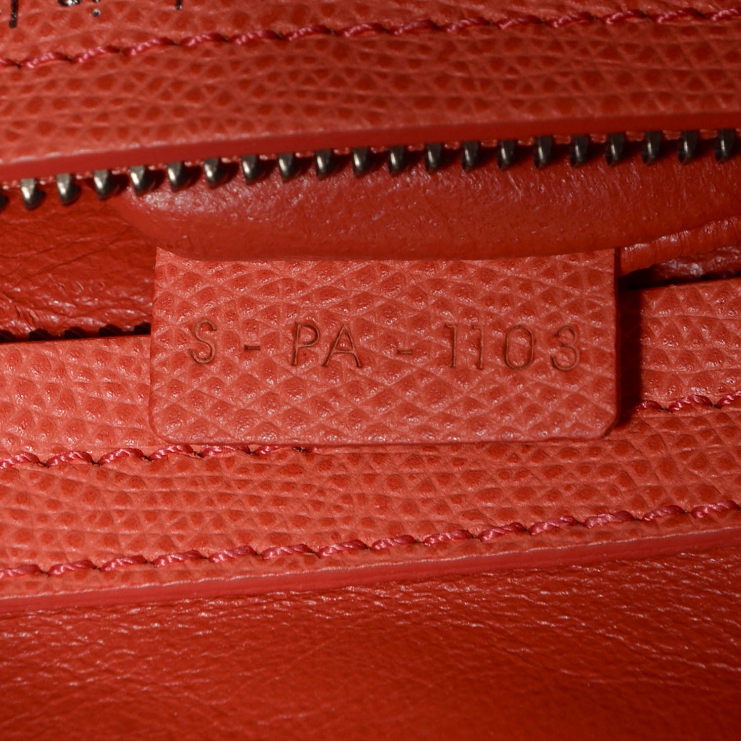 Celine Grained Calfskin Medium Phantom Luggage Coral 8 of 9